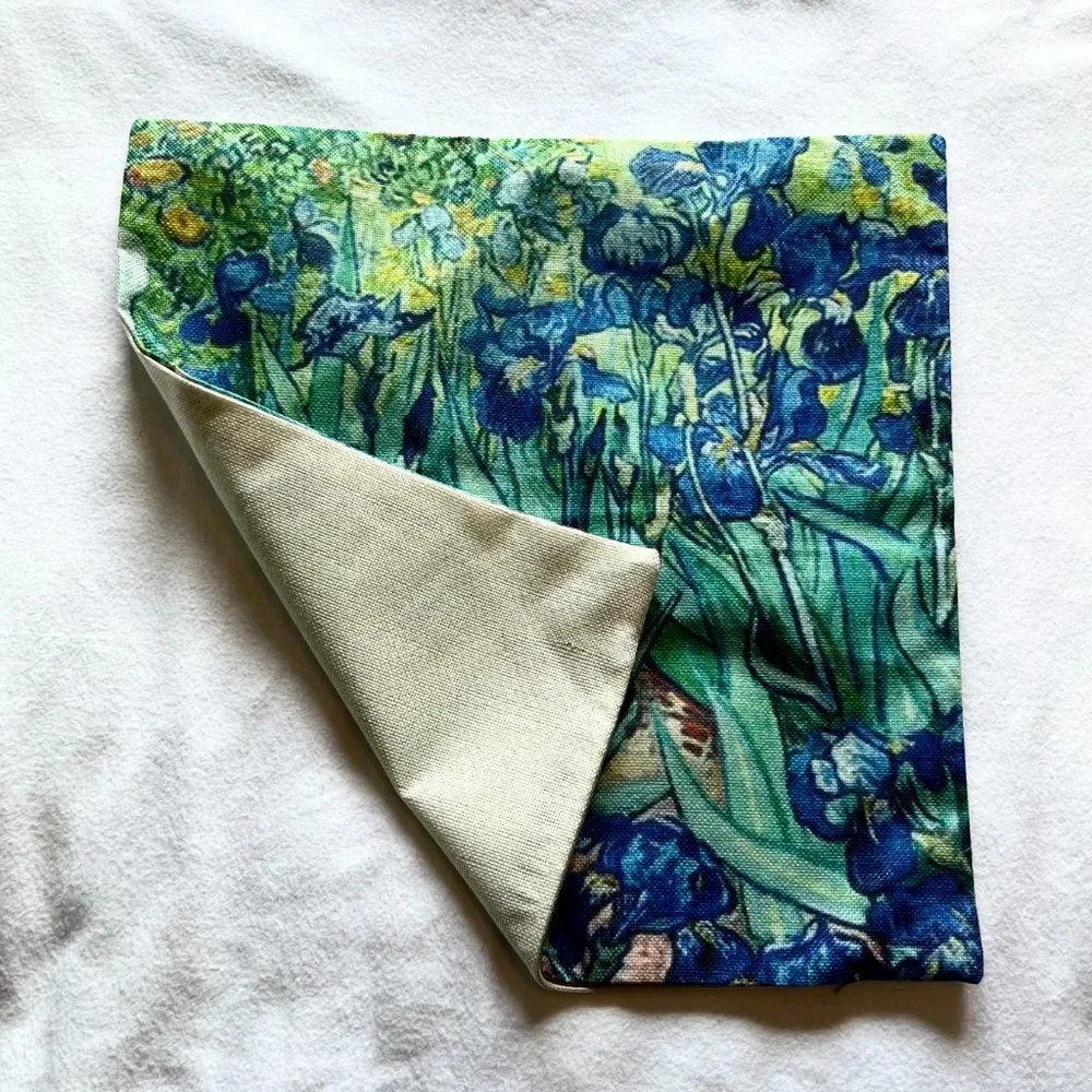 4 - Van Gogh Inspired Decorative Square Throw Pillow Covers 17” x 17” - Picture 9 of 13